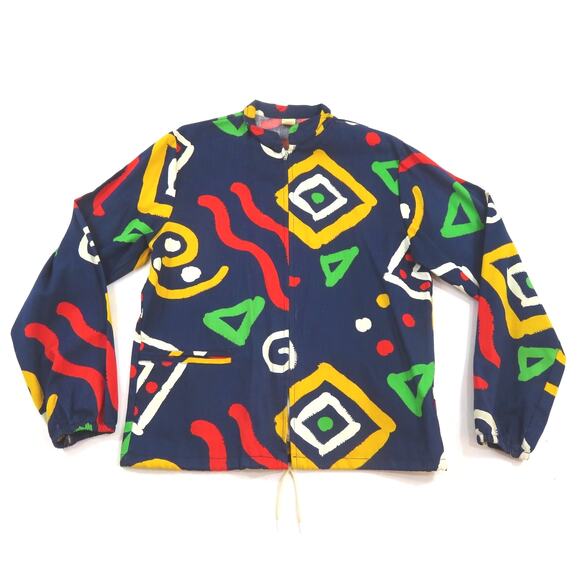 KC Bayswear Other - Disco Hippy Metal Zipper Jacket, Blue Sz S-M 1960s-70s
